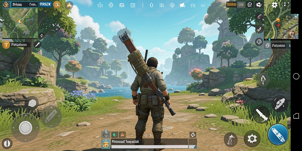 Screenshot gameplay Open World yang menampilkan eksplorasi luar biasa di 999ZK.