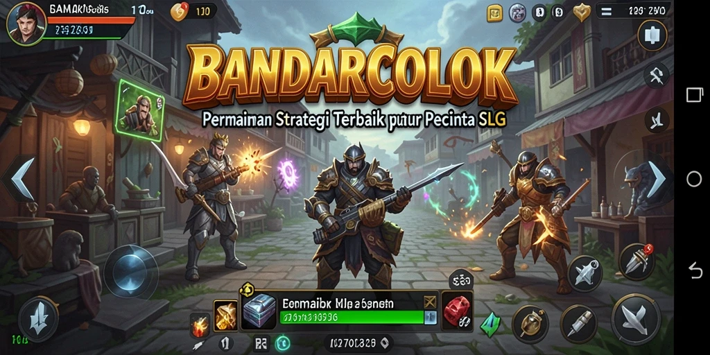 Tampilan gameplay dinamis dan menarik dari BANDARCOLOK.