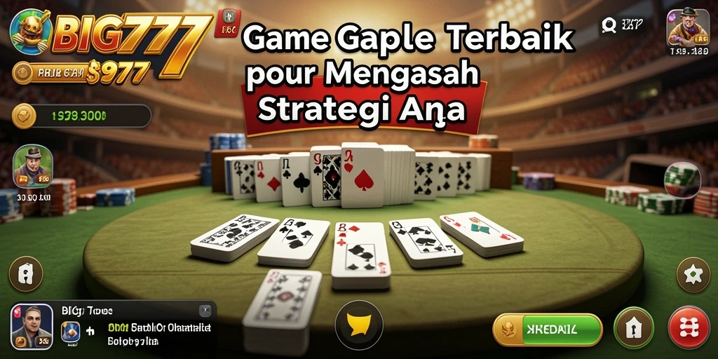 Tampilan menarik dan gameplay Gaple yang seru.
