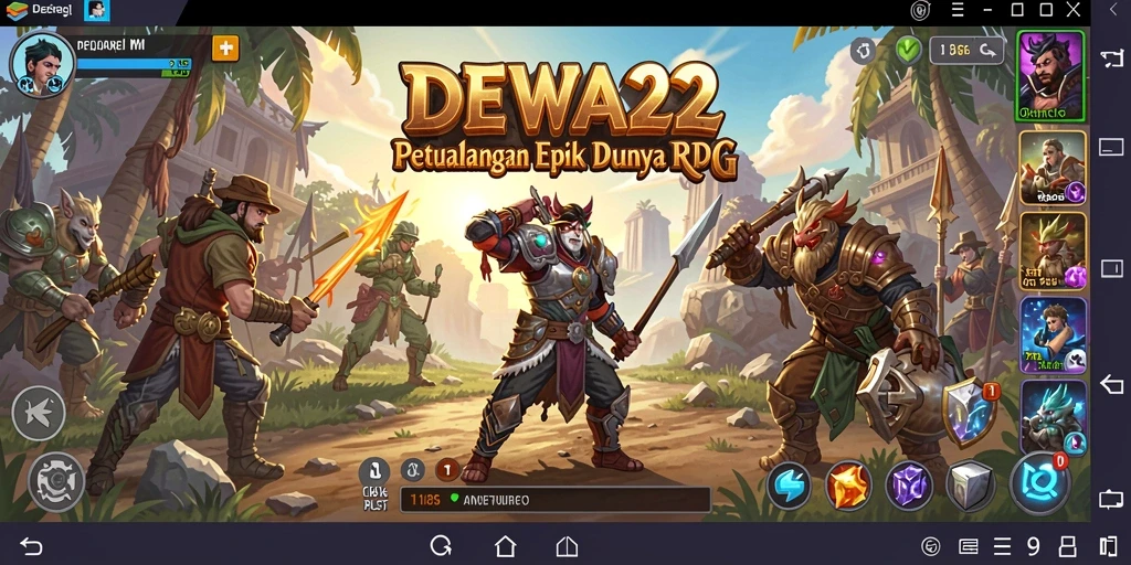 Tangkapan layar menampilkan aksi seru gameplay DEWA22 yang mengesankan.