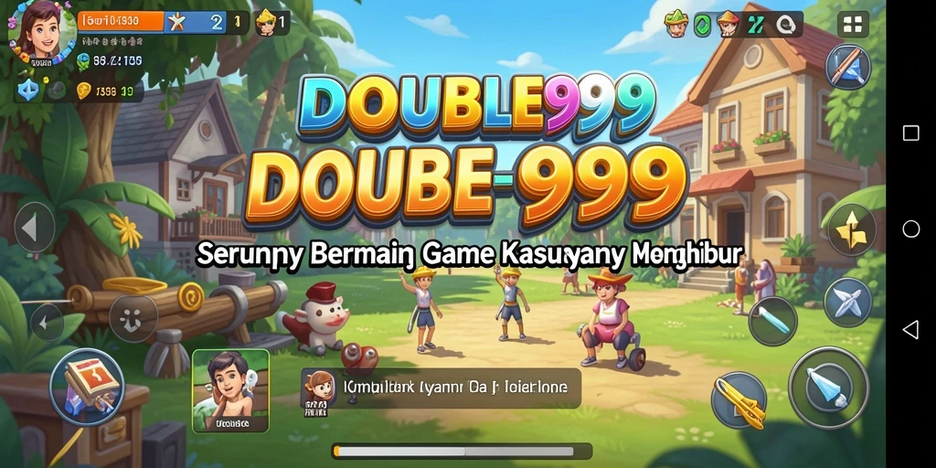 Tampilan menarik dari gameplay <strong>DOUBLE999</strong> yang penuh warna.