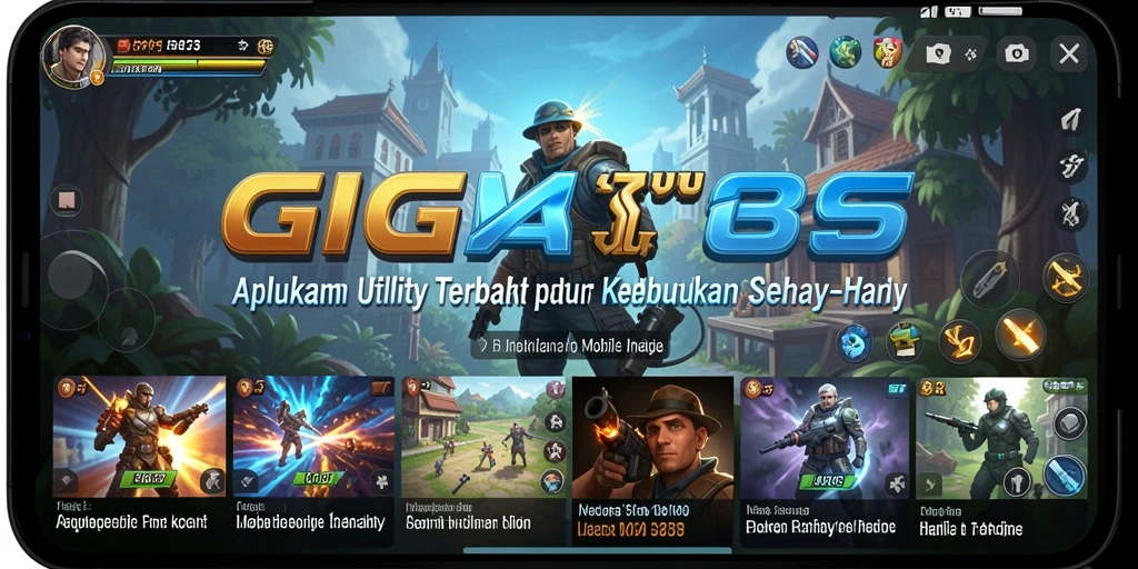 Tampilan antarmuka GIGA33 yang modern dan mudah digunakan.