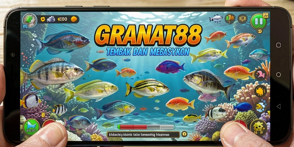 Tampilan gameplay menembak ikan yang seru di GRANAT88.