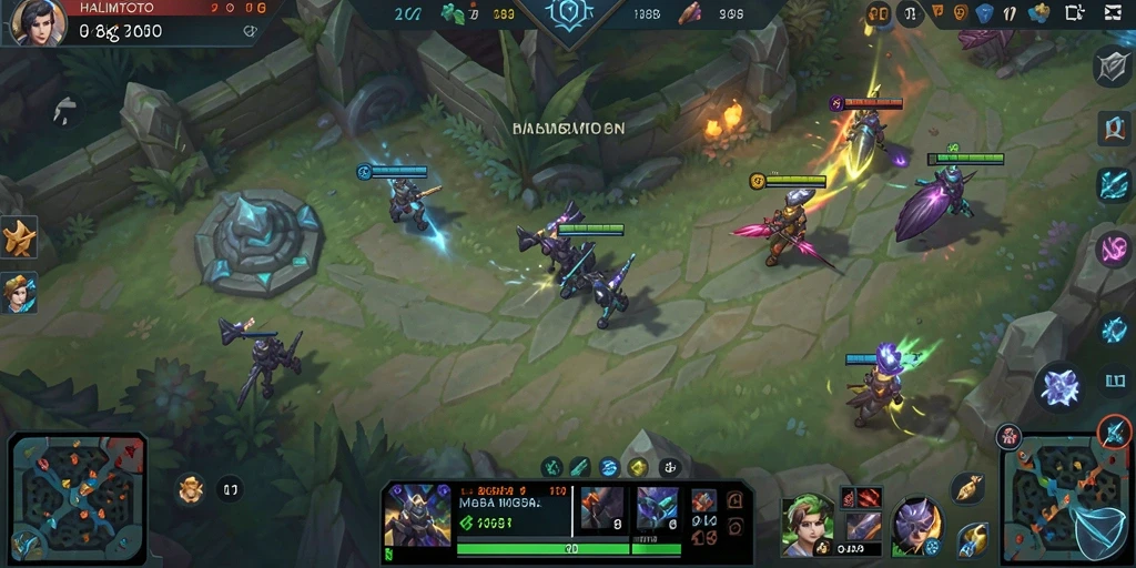 Tangkapan layar gameplay HALIMTOTO yang mendebarkan dan penuh aksi.
