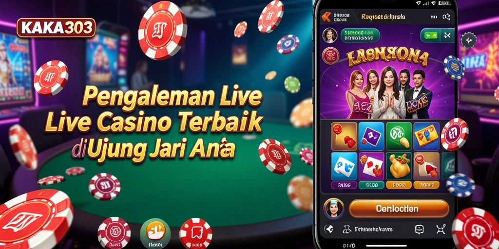 Screenshot gameplay KAKA303 yang mengesankan dan interaktif di Live Casino.