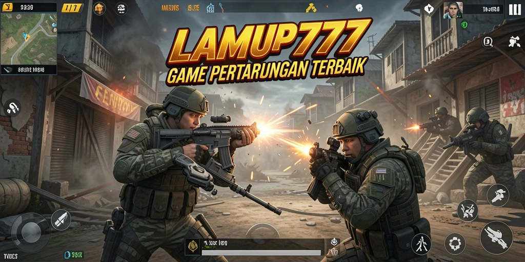 Tampilan gameplay TPS yang mendebarkan dari LAMPU777.