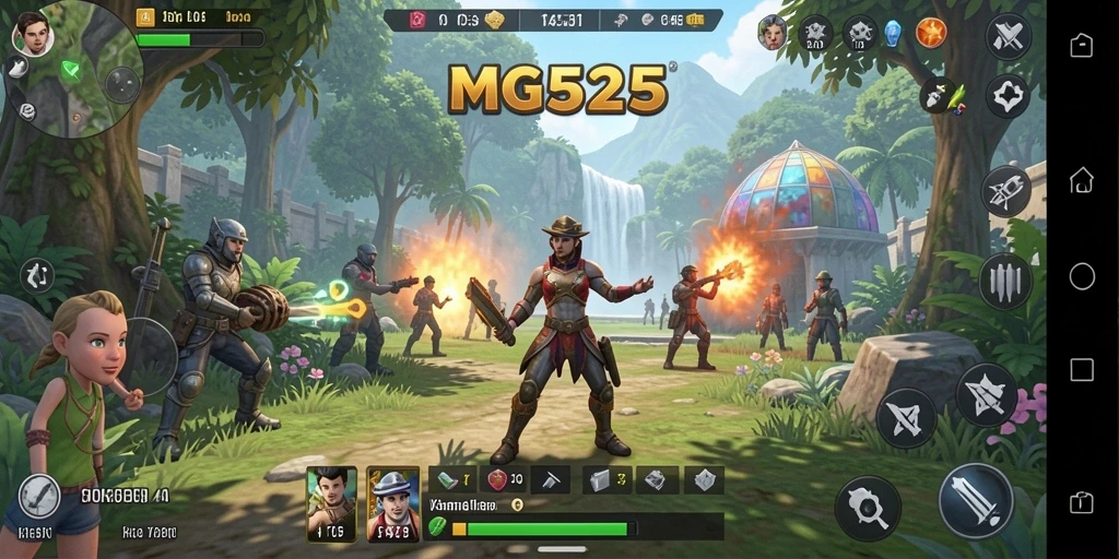 Tampilan gameplay MG525 yang menarik dan interaktif.