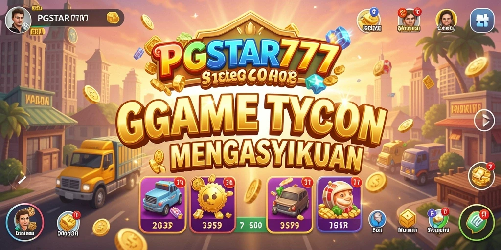 Screenshot PGSTAR777 menampilkan pemain saat membangun kerajaan bisnis.
