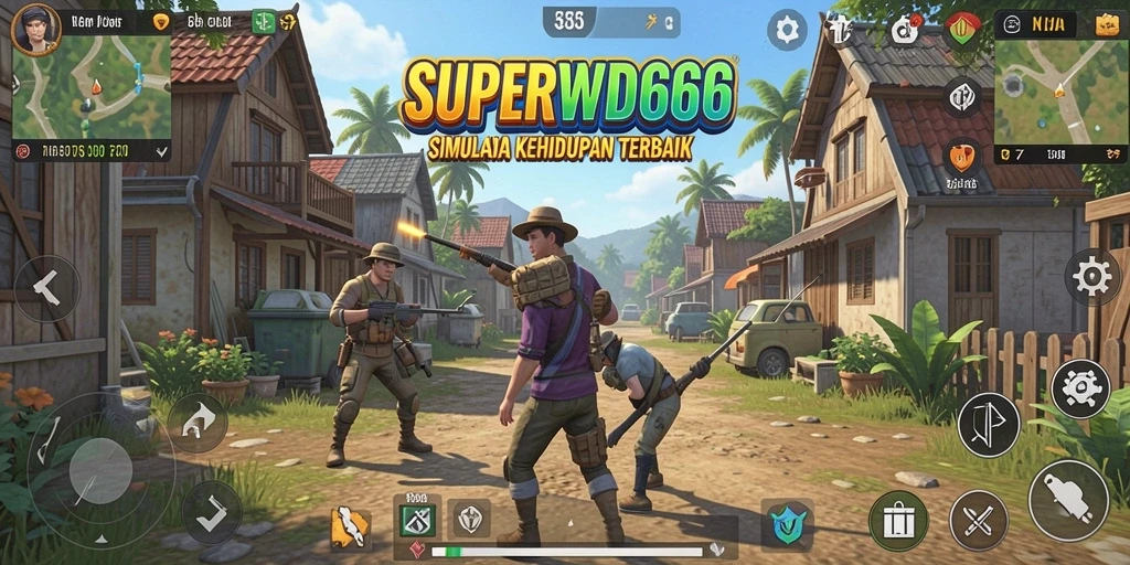 Tampilan gameplay <strong>SUPERWD666</strong> yang realistis dan mengasyikkan.