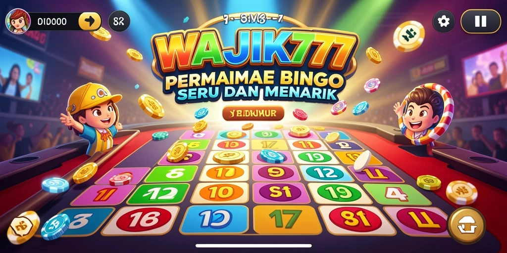 Screenshot gameplay WAJIK777 menunjukkan aksi seru permainan Bingo.